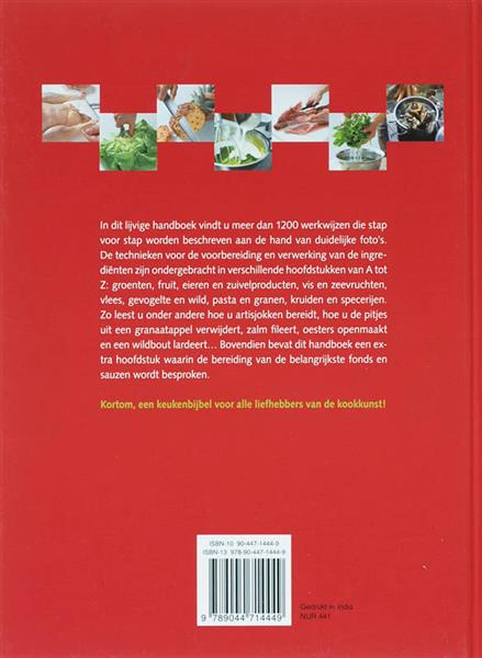 Grote foto groot handboek koken kooktechnieken van a tot z boeken kookboeken