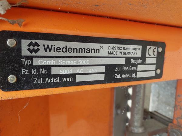 Grote foto wiedenmann combi spread 5000 zoutstrooier agrarisch algemeen