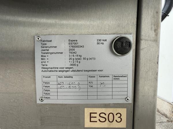 Grote foto espera es7001 checkweger met boven label unit agrarisch tuinbouw