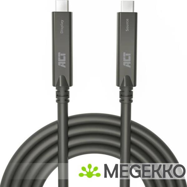 Grote foto act usb c 3.2 gen2 active optical cable aoc . voor touchpanels. video. data. power. 5m computers en software overige computers en software