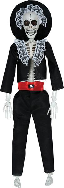 Grote foto skelet hangdecoratie mariachi 40cm verzamelen overige verzamelingen