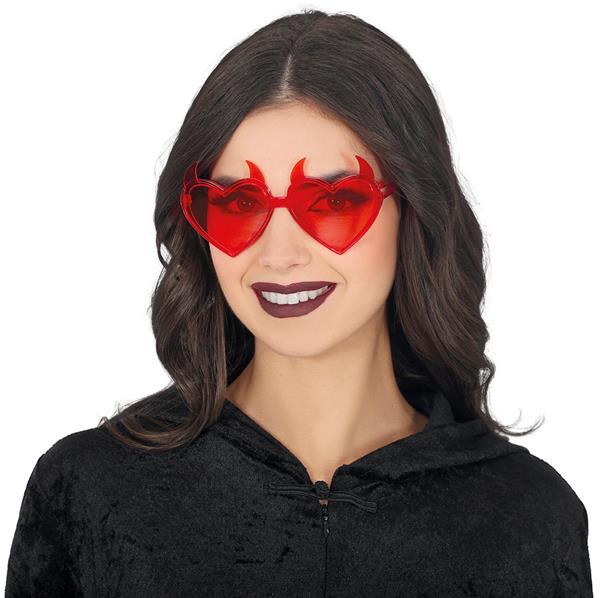Grote foto halloween bril rood duivel verzamelen overige verzamelingen