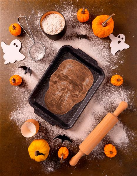Grote foto halloween koekvormpjes skelet 27cm verzamelen overige verzamelingen