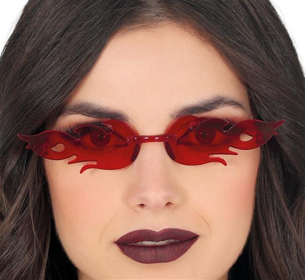 Grote foto halloween bril rood vuur verzamelen overige verzamelingen
