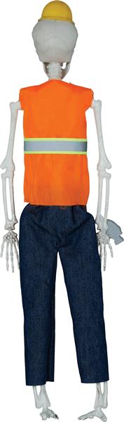 Grote foto halloween pop skelet wegwerker 40cm verzamelen overige verzamelingen