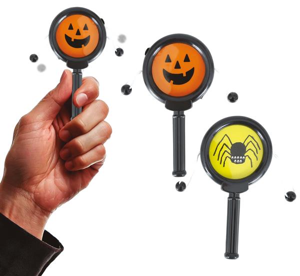 Grote foto halloween uitdeelcadeautjes rammelaar 5cm 2st verzamelen overige verzamelingen
