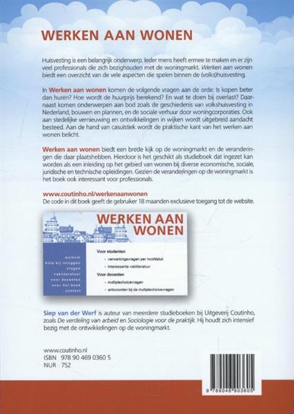 Grote foto werken aan wonen boeken politiek en maatschappij