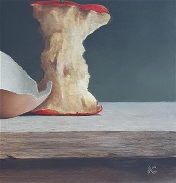 Grote foto kunsthandel gennep appelkroes en eierschalen antiek en kunst modern