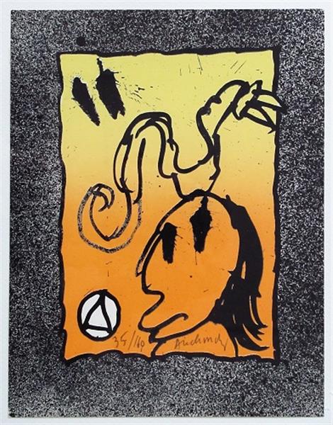 Grote foto gevraagd werken pierre alechinsky e.a. antiek en kunst litho en zeefdrukken