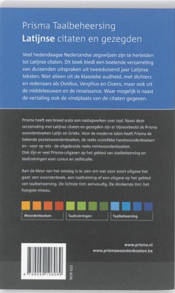 Grote foto latijnse citaten en gezegden prisma taalbeheersing boeken overige boeken