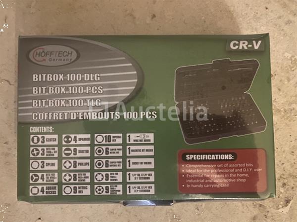 Grote foto 100 delige bit set doe het zelf en verbouw gereedschappen en machines