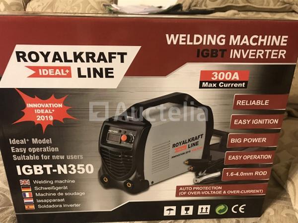 Grote foto royalkraftline lasapparaat igbt n350 lasapparaat inverter doe het zelf en verbouw gereedschappen en machines