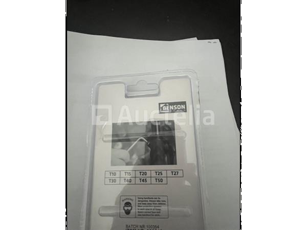 Grote foto torx sleutel set kort doe het zelf en verbouw gereedschappen en machines