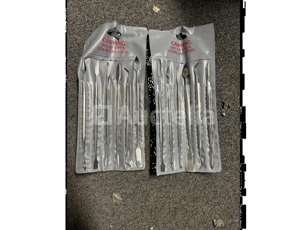 Grote foto 2 x rvs boetseer set doe het zelf en verbouw gereedschappen en machines