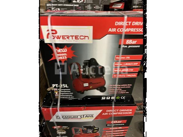 Grote foto compressor 25 liter powertech pt 25l doe het zelf en verbouw gereedschappen en machines