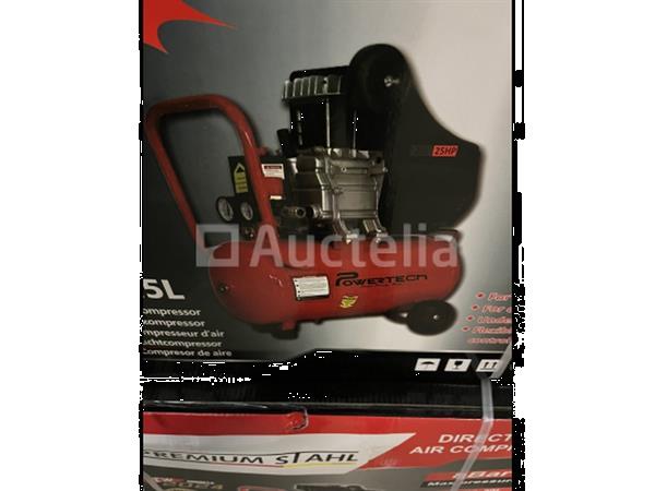 Grote foto compressor 25 liter powertech pt 25l doe het zelf en verbouw gereedschappen en machines