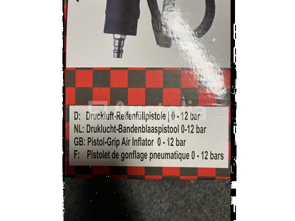 Grote foto bandenvul pistool 12 bar met 1 meter slang doe het zelf en verbouw gereedschappen en machines