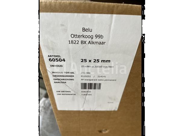 Grote foto 2 rollen transparante dichtings etiketten 20000 per rol doe het zelf en verbouw gereedschappen en machines