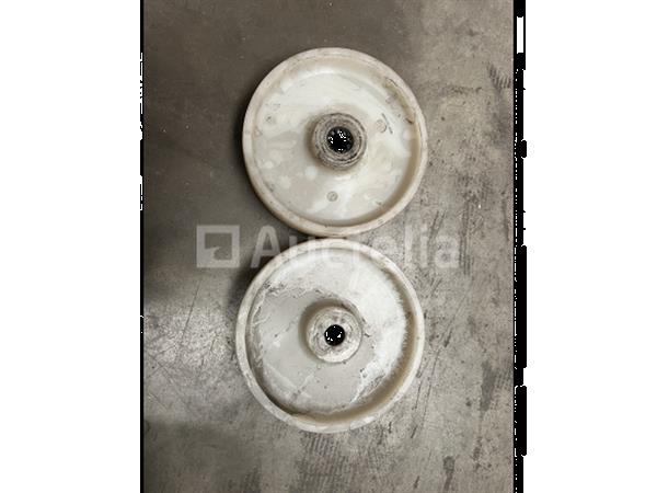 Grote foto 2 x nylon wiel 200mm doe het zelf en verbouw gereedschappen en machines