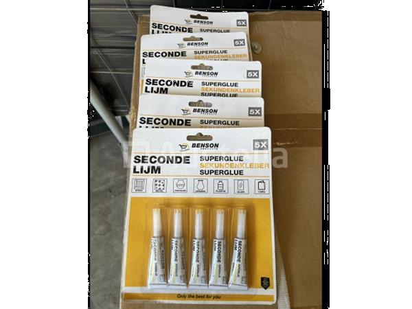 Grote foto 5 verpakkingen a 5 tubes secondelijm doe het zelf en verbouw gereedschappen en machines