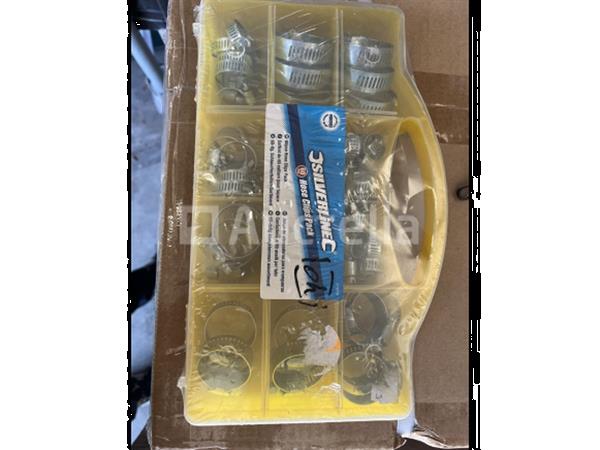 Grote foto slangklemmen set silverline doe het zelf en verbouw gereedschappen en machines