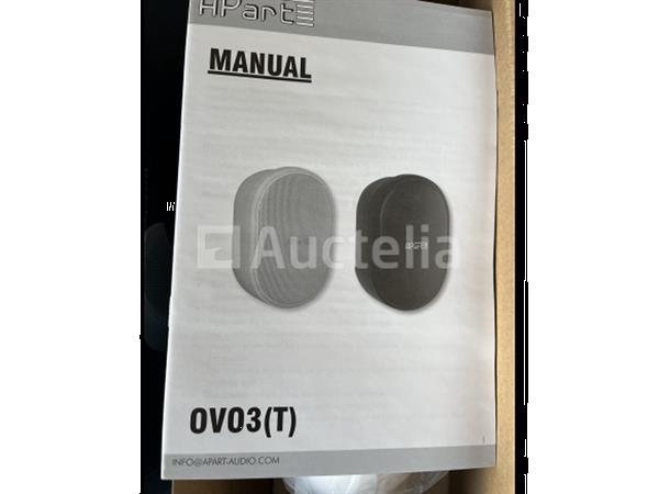 Grote foto apart speaker set wit ovo 3 doe het zelf en verbouw gereedschappen en machines