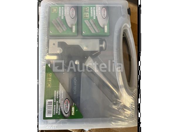 Grote foto hofftech tacker met nieten doe het zelf en verbouw gereedschappen en machines