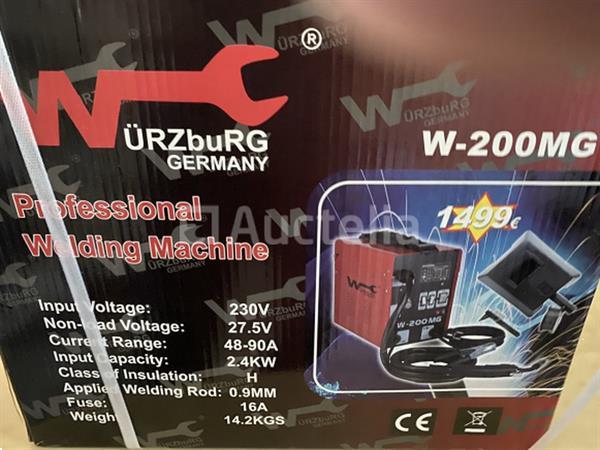 Grote foto wurzburg w 200mg lasapparaat gevulde draad doe het zelf en verbouw gereedschappen en machines