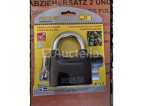 Grote foto hangslot met alarm doe het zelf en verbouw gereedschappen en machines
