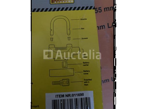 Grote foto hangslot met alarm doe het zelf en verbouw gereedschappen en machines