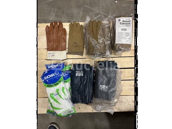 Grote foto partij werkhandschoenen o.a. ansell doe het zelf en verbouw gereedschappen en machines