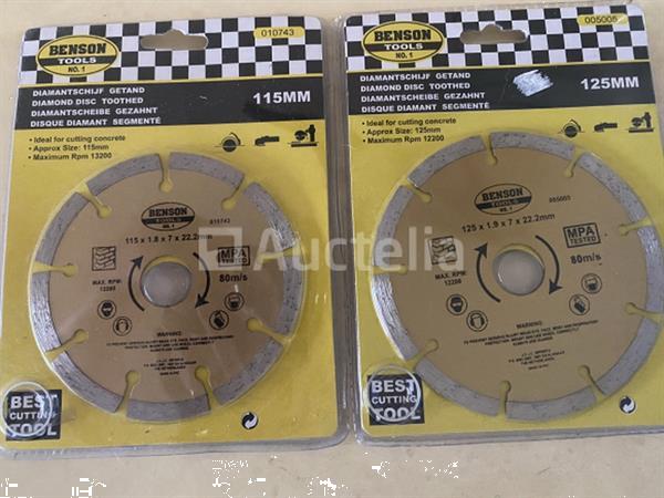 Grote foto 2 x diamantschijf 115 en 125 mm doe het zelf en verbouw gereedschappen en machines