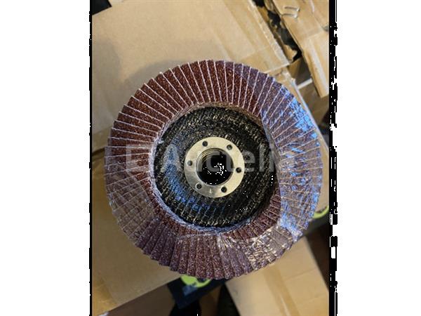 Grote foto 10 x slijpschijf lammellenschijf 125x22mm metaal grit 60 doe het zelf en verbouw gereedschappen en machines