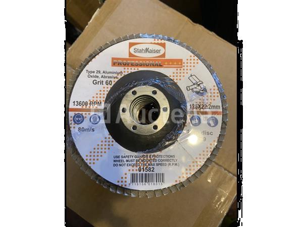 Grote foto 10 x slijpschijf lammellenschijf 125x22mm metaal grit 60 doe het zelf en verbouw gereedschappen en machines