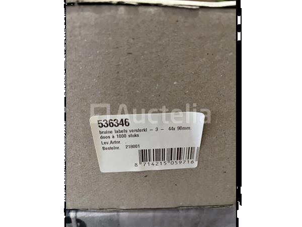 Grote foto 3 dozen a 1000 stuks kartonnen labels doe het zelf en verbouw gereedschappen en machines