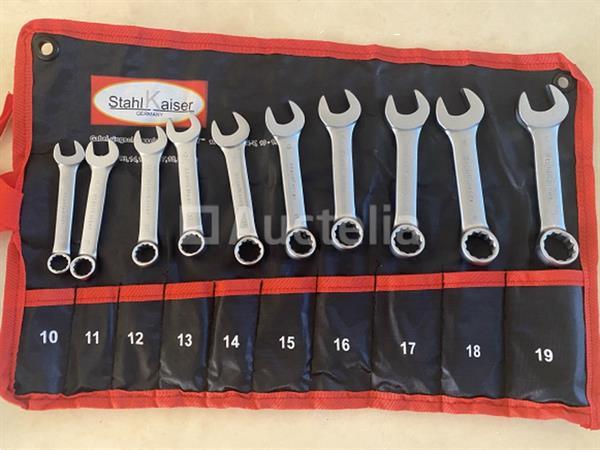 Grote foto 10 delige steek ring sleutelset stubby 10 19mm doe het zelf en verbouw gereedschappen en machines