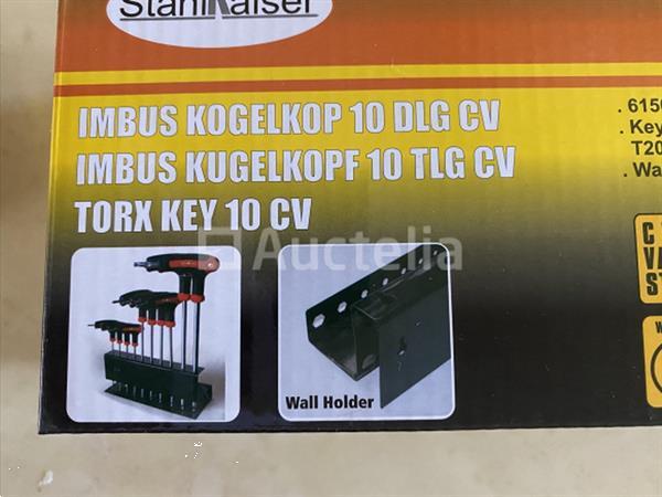 Grote foto torx set met rekje met imbus kogelkop 10 delig doe het zelf en verbouw gereedschappen en machines