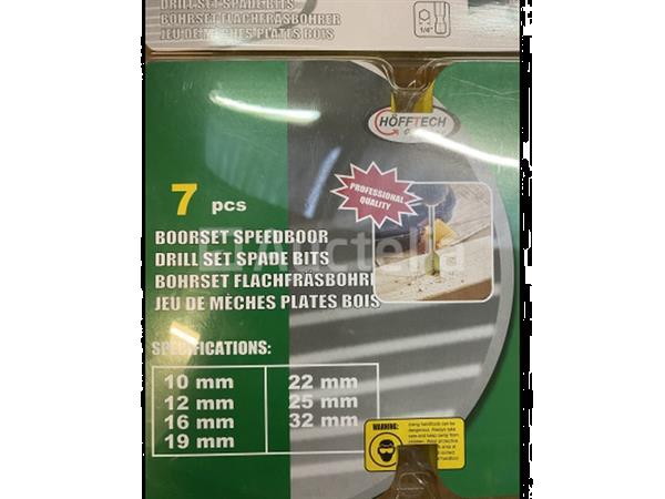 Grote foto 7 delige speedboor set 10 32 mm doe het zelf en verbouw gereedschappen en machines