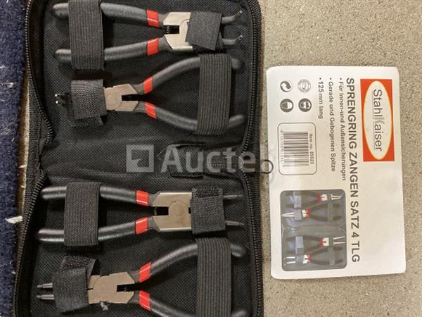 Grote foto 4 delige borgveer tangen set in etui 125 mm doe het zelf en verbouw gereedschappen en machines