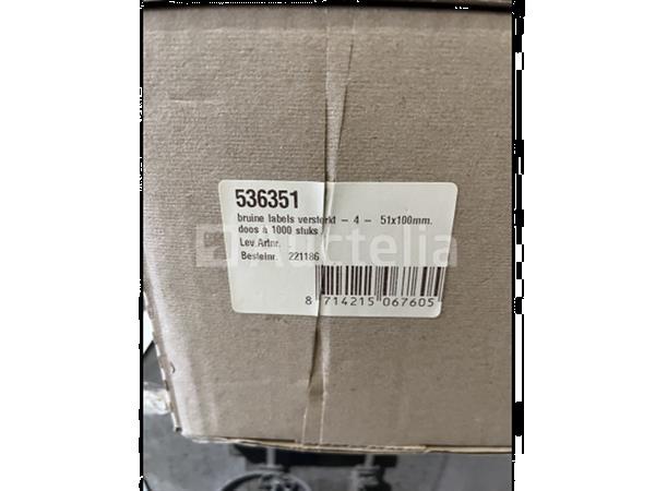 Grote foto 3 dozen a 1000 stuks kartonnen labels doe het zelf en verbouw gereedschappen en machines