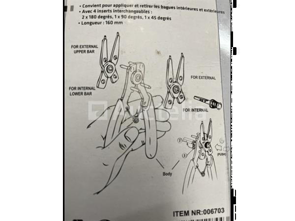 Grote foto borgveertang met extra bekken doe het zelf en verbouw gereedschappen en machines
