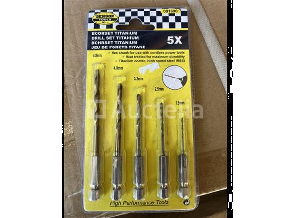 Grote foto 5 delige hss boren bit set doe het zelf en verbouw gereedschappen en machines