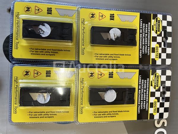 Grote foto 4 x 10 reservemesjes stanleymes doe het zelf en verbouw gereedschappen en machines