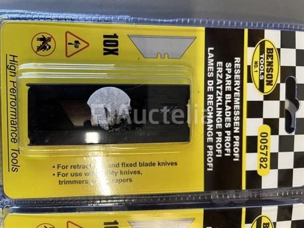 Grote foto 4 x 10 reservemesjes stanleymes doe het zelf en verbouw gereedschappen en machines