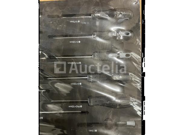 Grote foto inleg tray met schroevendraaiers doe het zelf en verbouw gereedschappen en machines