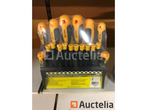 Grote foto 18 delige schroevendraaier set slotted philips en torx met standaard doe het zelf en verbouw gereedschappen en machines
