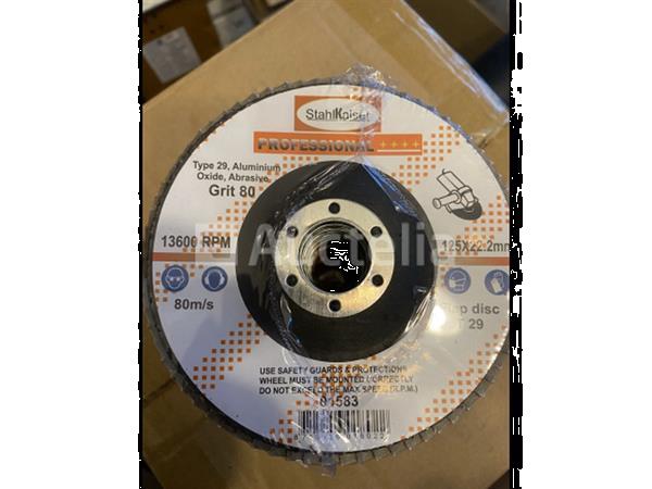 Grote foto 10 x slijpschijf lammellenschijf 125x22mm metaal grit 60 doe het zelf en verbouw gereedschappen en machines