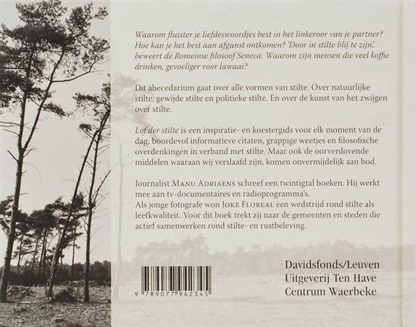 Grote foto lof der stilte boeken overige boeken