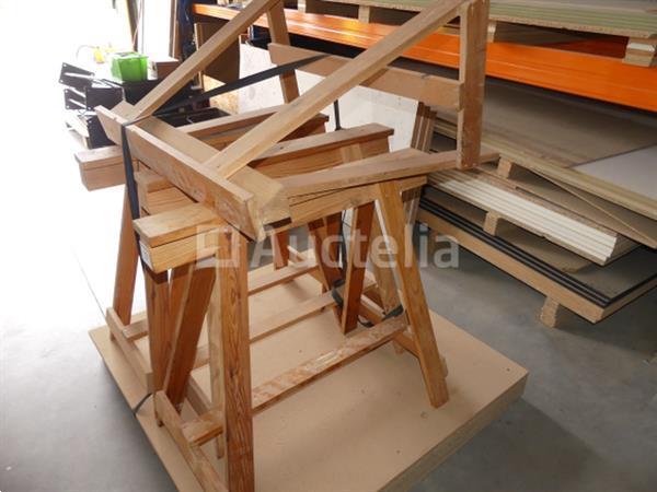 Grote foto 4 houten werkplaatsschragen doe het zelf en verbouw onderdelen en accessoires