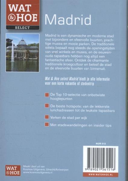 Grote foto madrid wat hoe select boeken overige boeken
